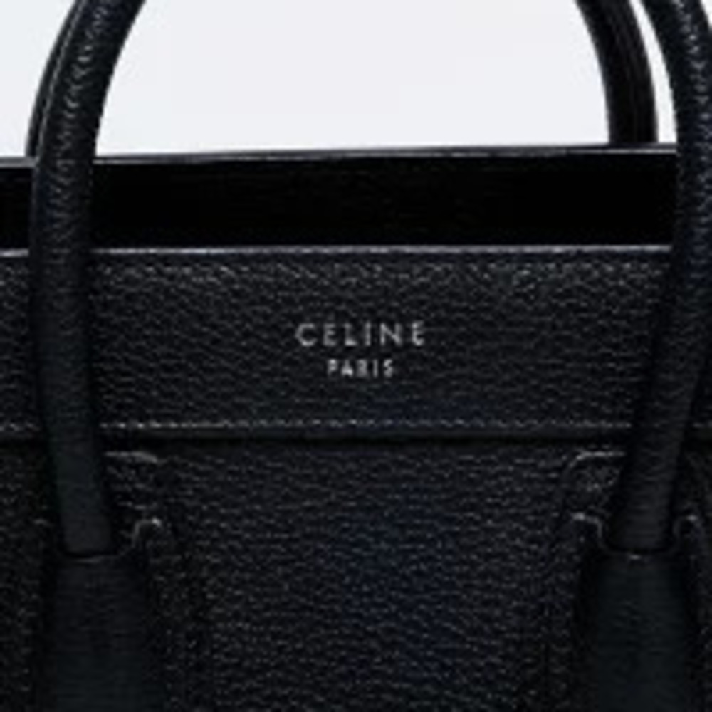 Celine Luggage Leather Handbag Black - Picture 9 of 13